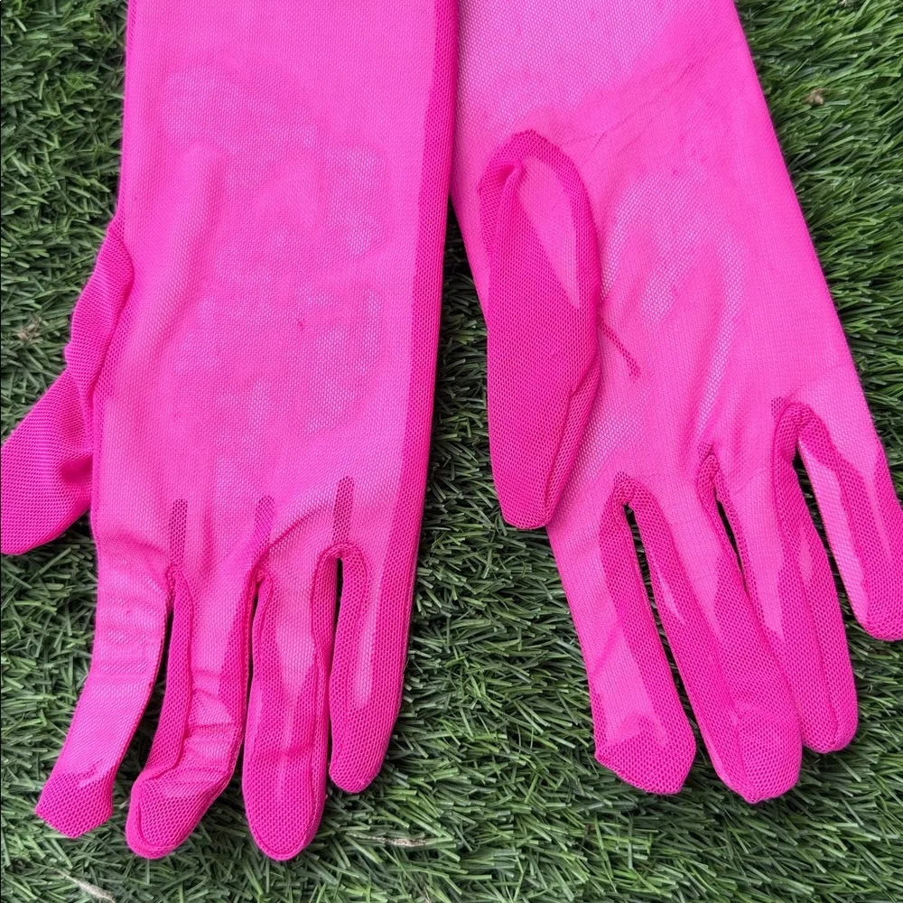 Claire's Vibrant Pink Fashion Gloves